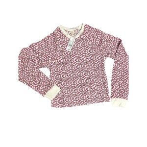 Pacsun NWT Thermal Cropped Floral Top Sz S (MSRP $32.95)‎